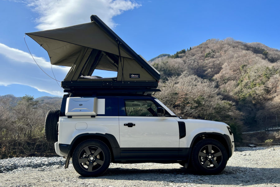 Land Rover Defender 90 Camping Luxury | Overland Campers Japan