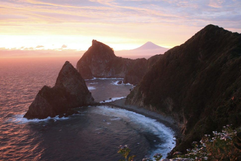 Nishi Izu Ocean Coast at Sunset