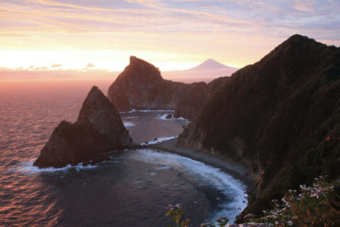 Nishi Izu Ocean Coast at Sunset