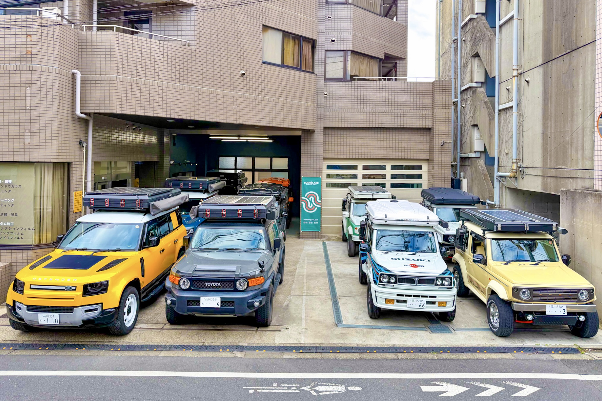 Overland Campers Japan — Tokyo base, Nakacho 2-38-10