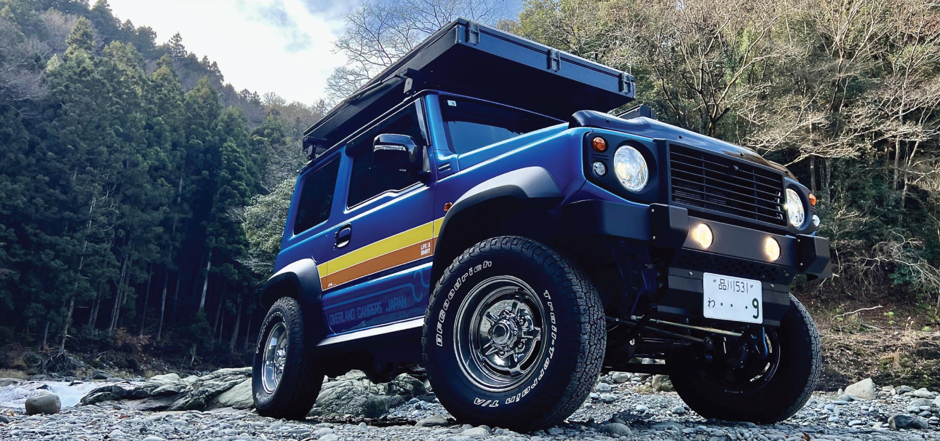 Suzuki Jimny Sierra Blue — Overland Campers Japan