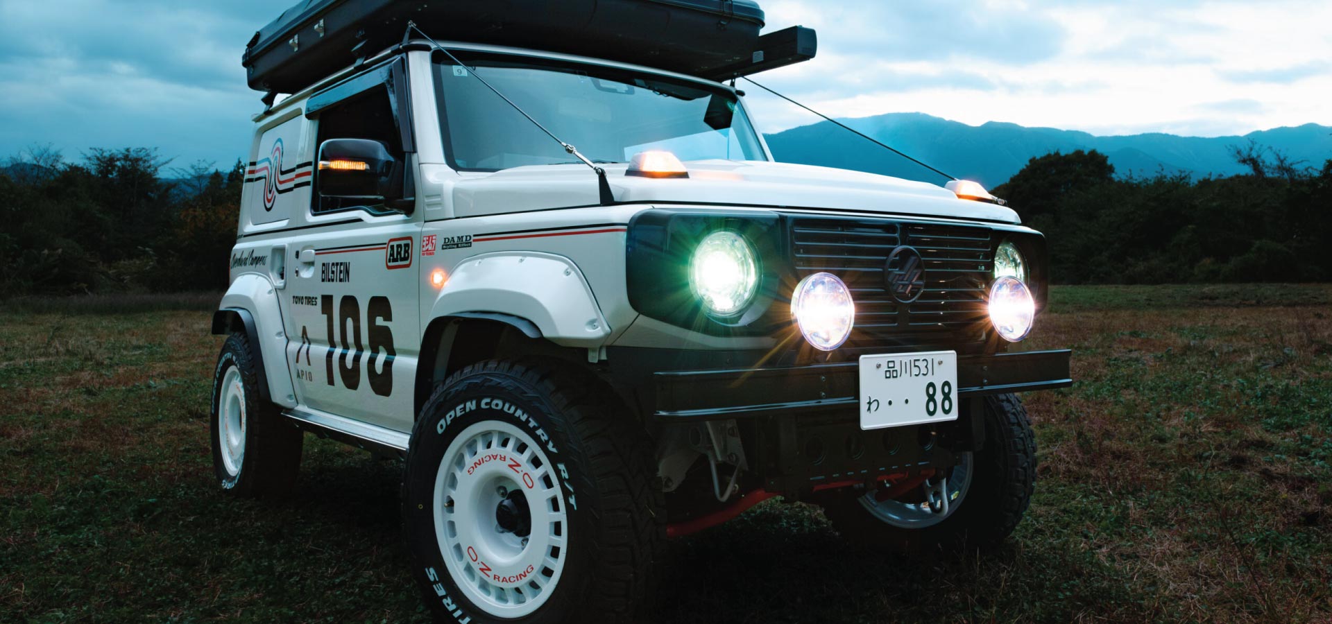 Suzuki Jimny Sierra White — Overland Campers Japan