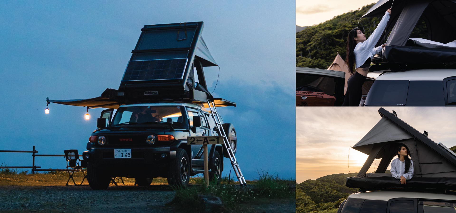 Toyota FJ Cruiser Black — Overland Campers Japan