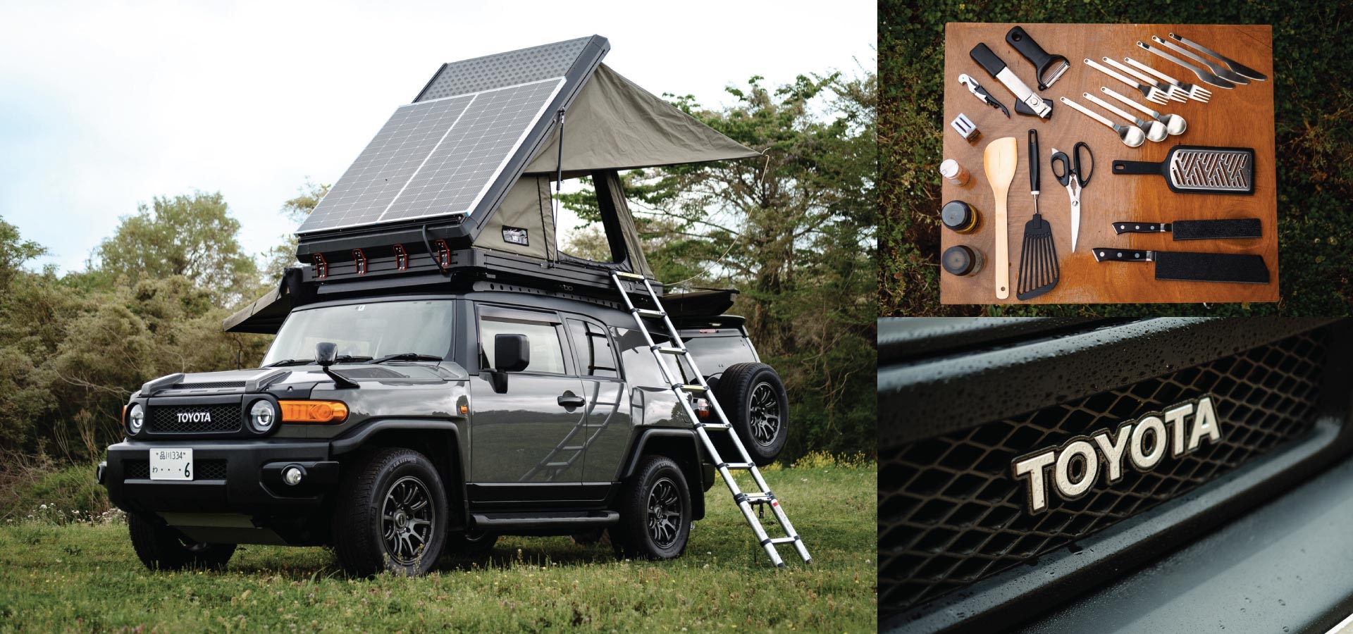 Toyota FJ Cruiser Gray — Overland Campers Japan