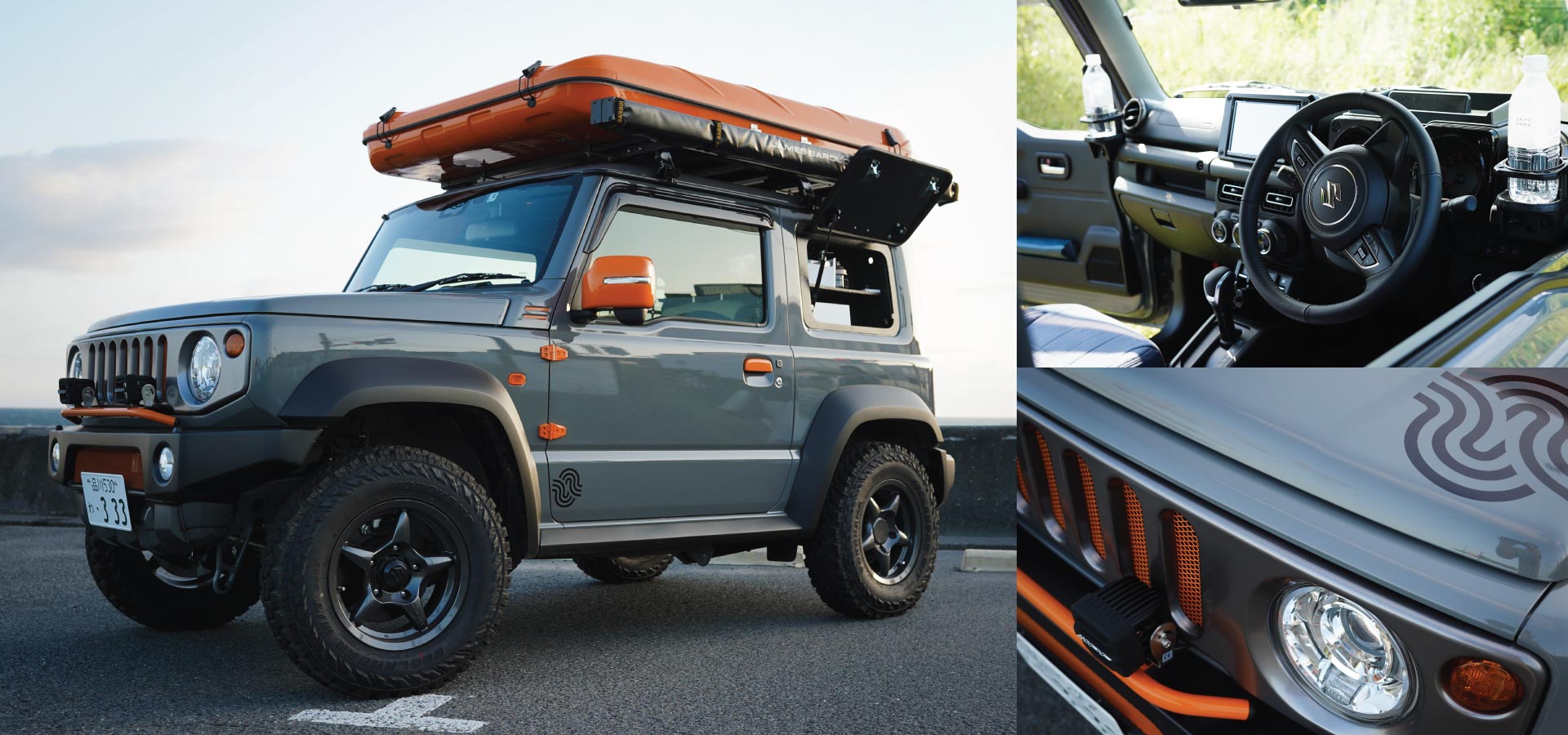 Suzuki Jimny Sierra Gray — Overland Campers Japan