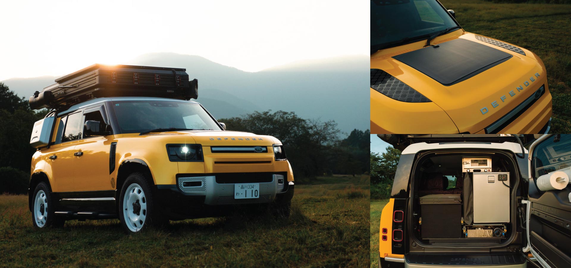Land Rover Defender County — Overland Campers Japan