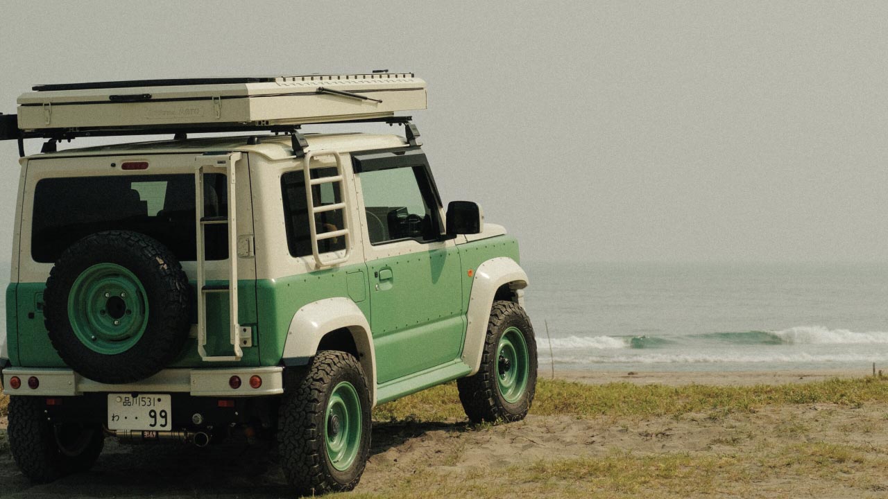 Watch the Jimny Sierra Surf demo video