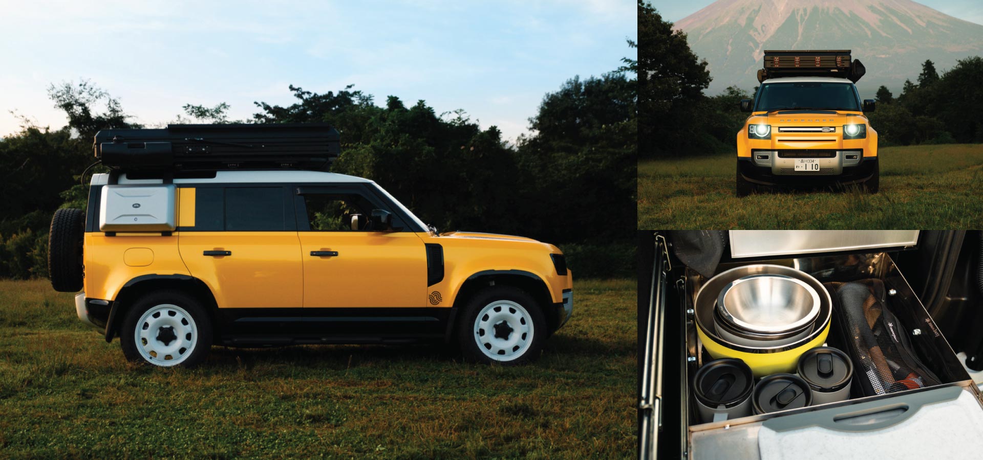 Land Rover Defender County — Overland Campers Japan