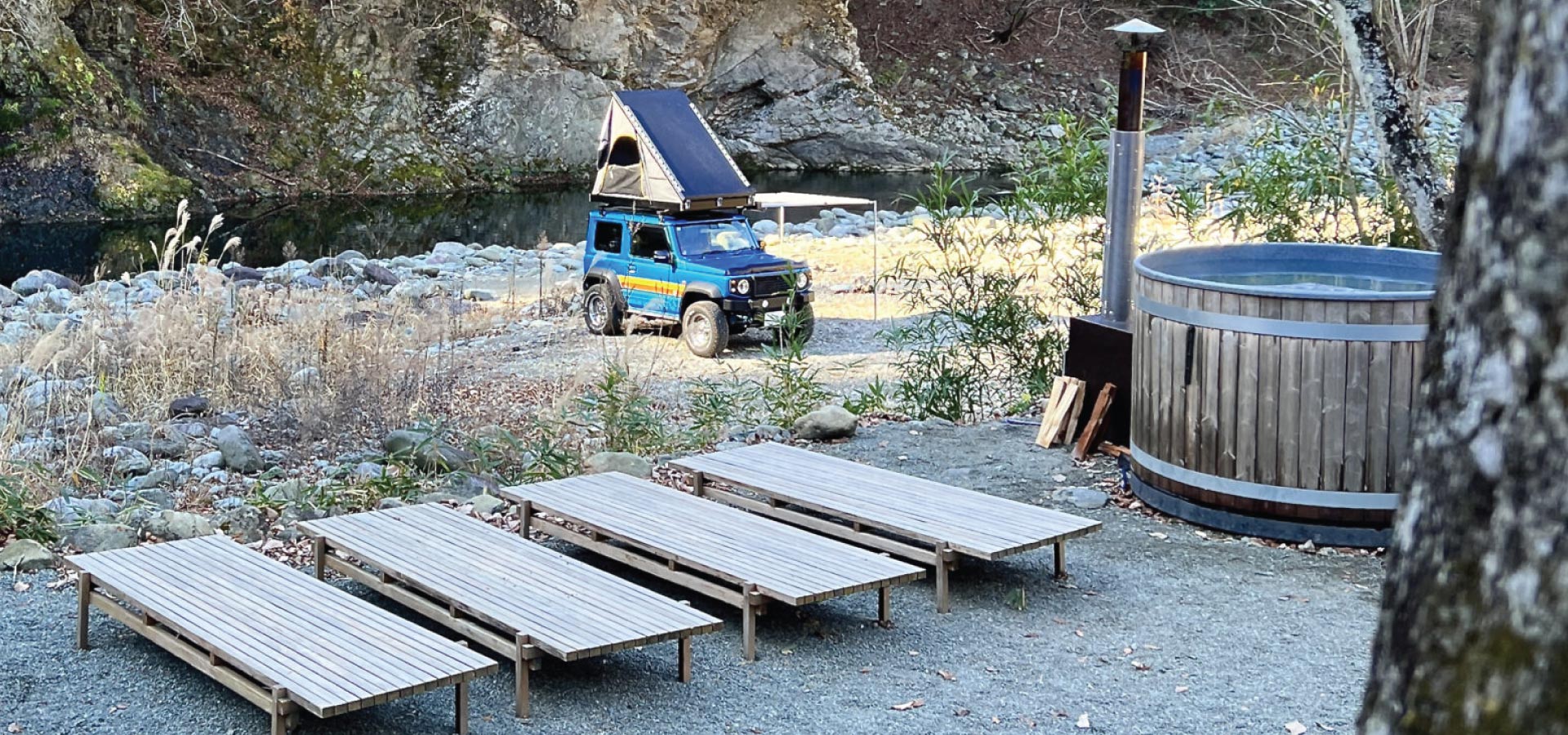 Suzuki Jimny Sierra Blue — Overland Campers Japan