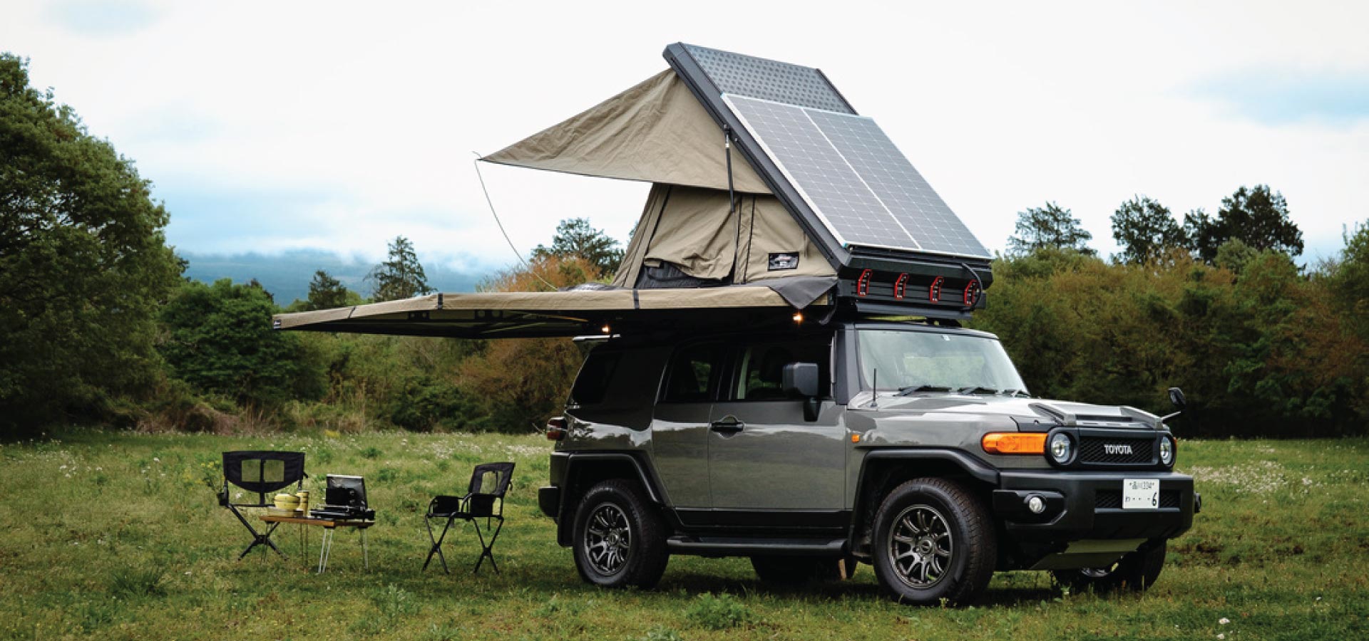 Toyota FJ Cruiser Gray — Overland Campers Japan