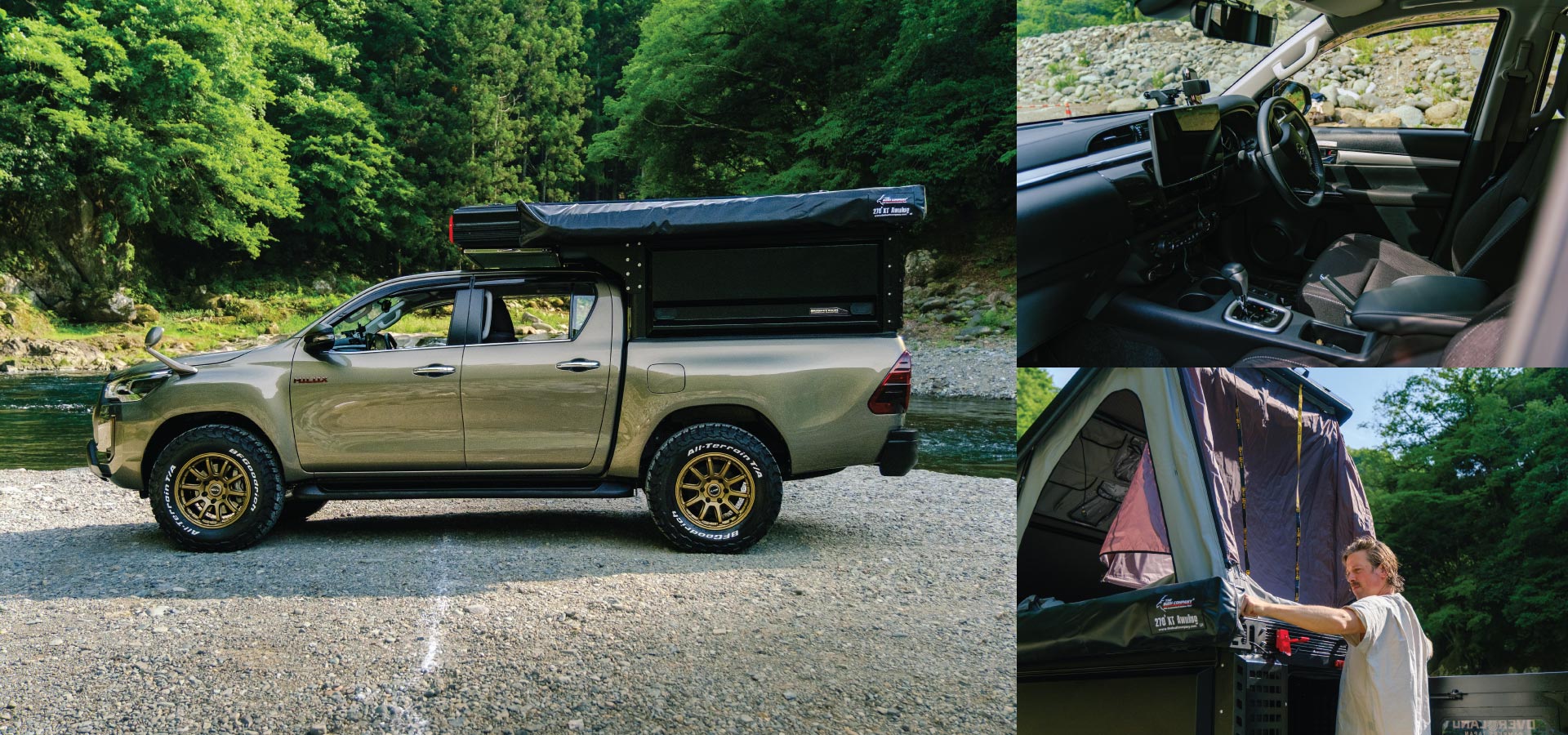 Toyota Hilux Bush Cabin — Overland Campers Japan
